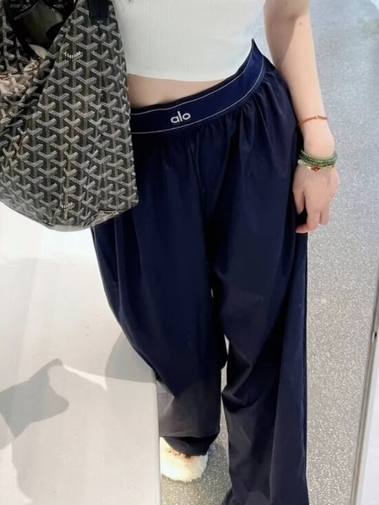 ALO Yoga Pants - ALO Yoga Navy Suit Up Trouser💦Women' s Regular 30" Inseam💤Basic Everyday Style